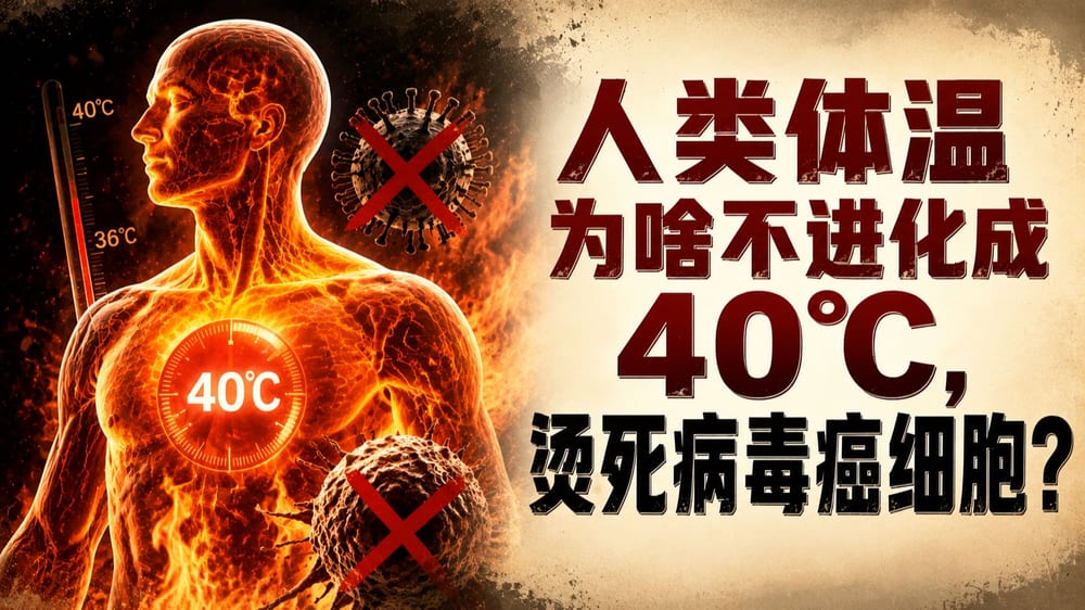 人类为什么不进化成40℃烫死病毒癌细胞案例截图