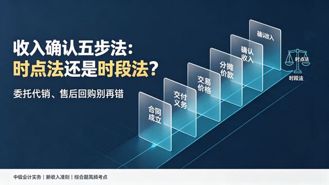 用五个连续判断讲清收入确认五步法案例截图